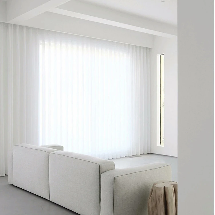Cotton Polyester Sheer Curtain